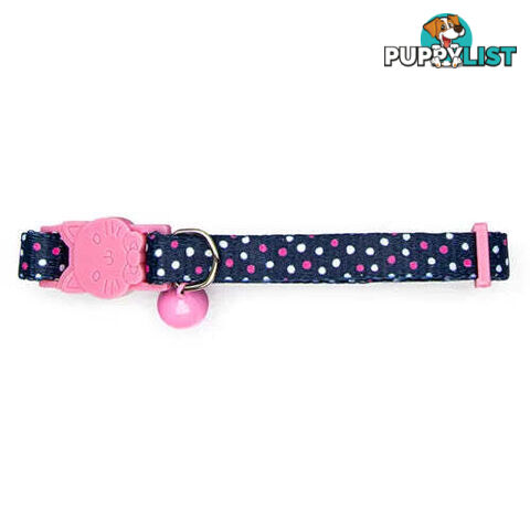 DOTTED CAT COLLAR - BAINBRIDGE - BB-A7268-RED