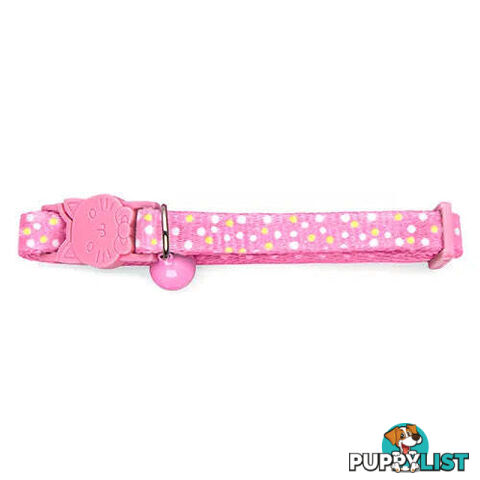 DOTTED CAT COLLAR - BAINBRIDGE - BB-A7268-RED