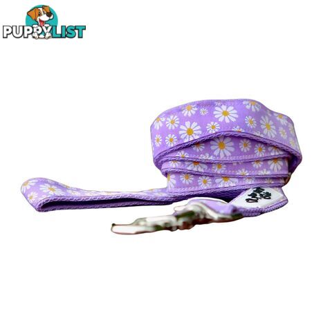 Daisy Dog Lead / Dog Leash - Hand Made by The Bark Side - TBSLDDAIBLU251.8