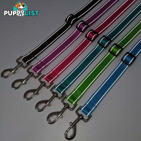 Hands Free Runner/Walker Waist Dog Leash Reflective- Moondidley Pets - MDPLDRUNPNK