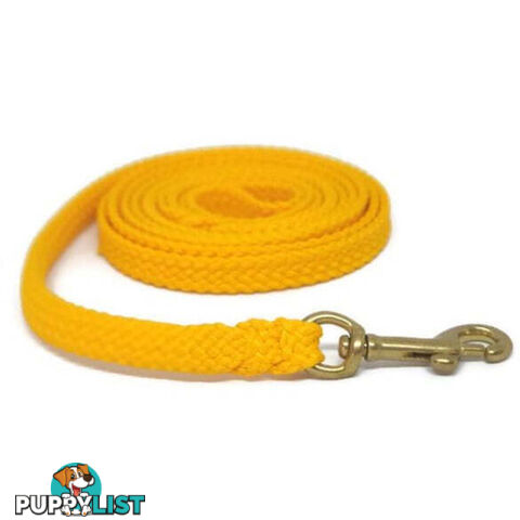 1.8m to 10m Long Dog Lead No Stitching Tough Yarnix 10mm Wide - YNXLD10-5-BL-SS