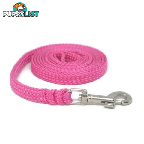 1.8m to 10m Long Dog Lead No Stitching Tough Yarnix 10mm Wide - YNXLD10-5-BL-SS