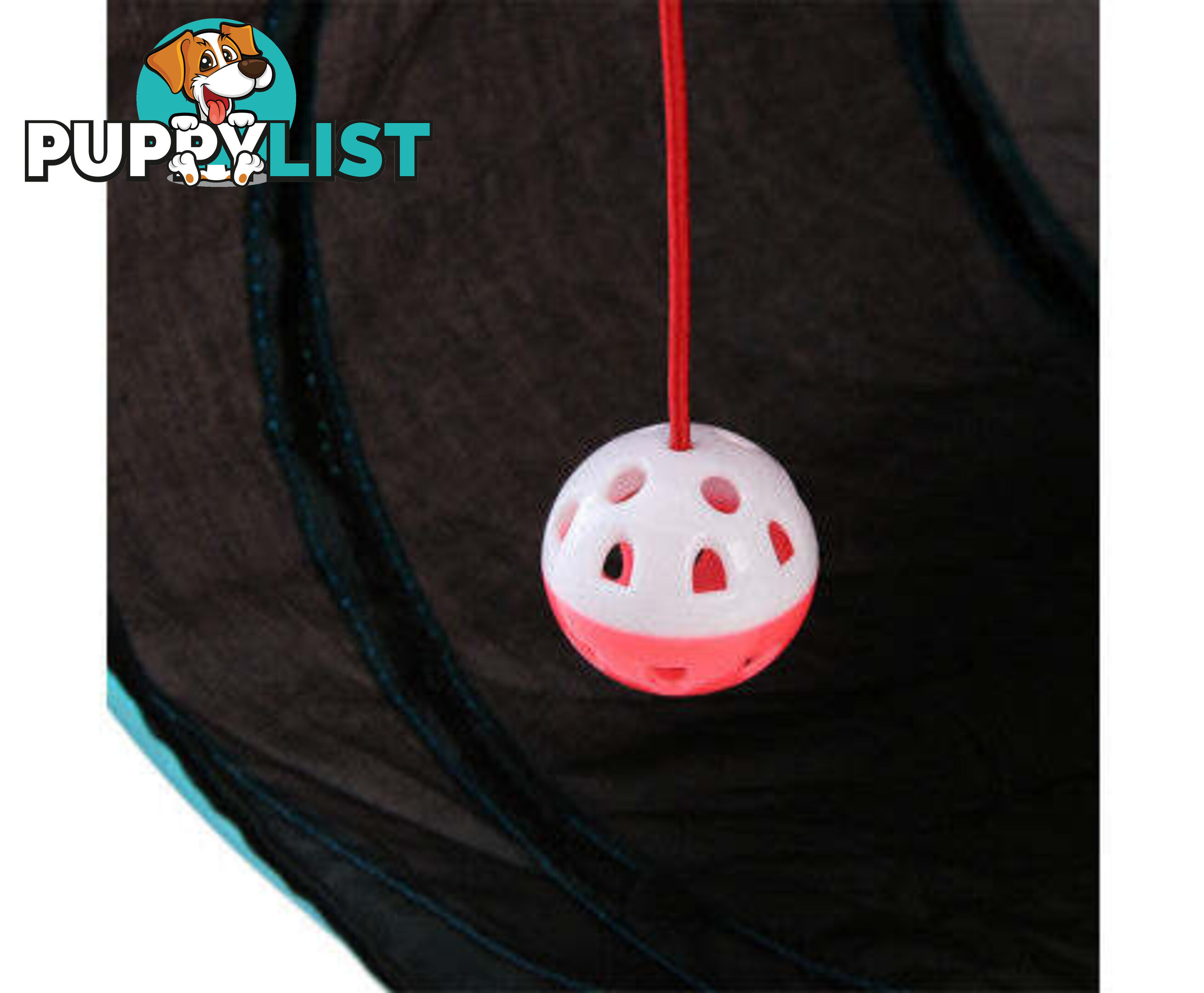 Pet Cat Kitten Puppy 4-Way Tunnel Play Toy Foldable Funny Exercise Tunnel Rabbit - V201-FDZ0727BL8AU