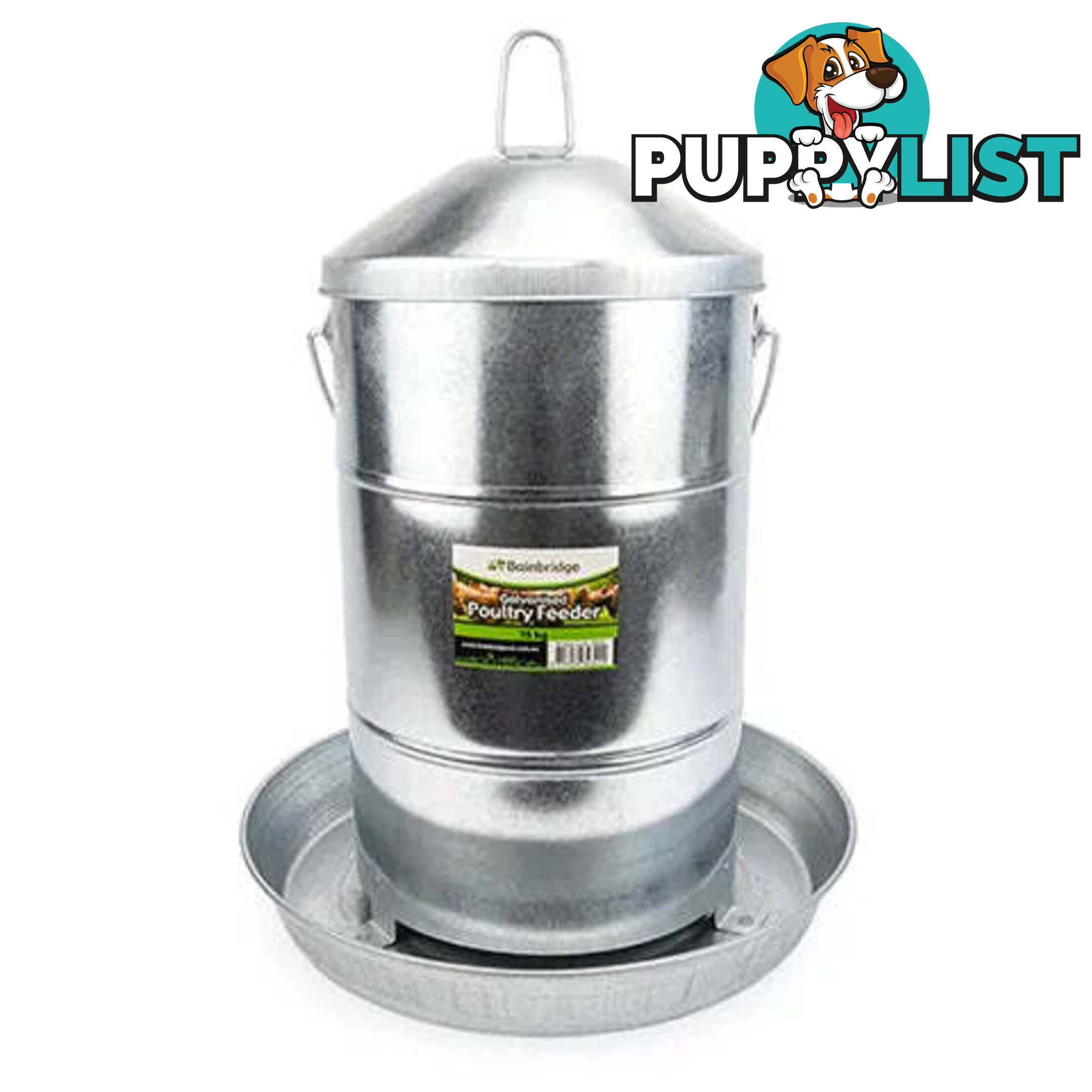 GALVANISED POULTRY FEEDER - BAINBRIDGE - BB-A8055