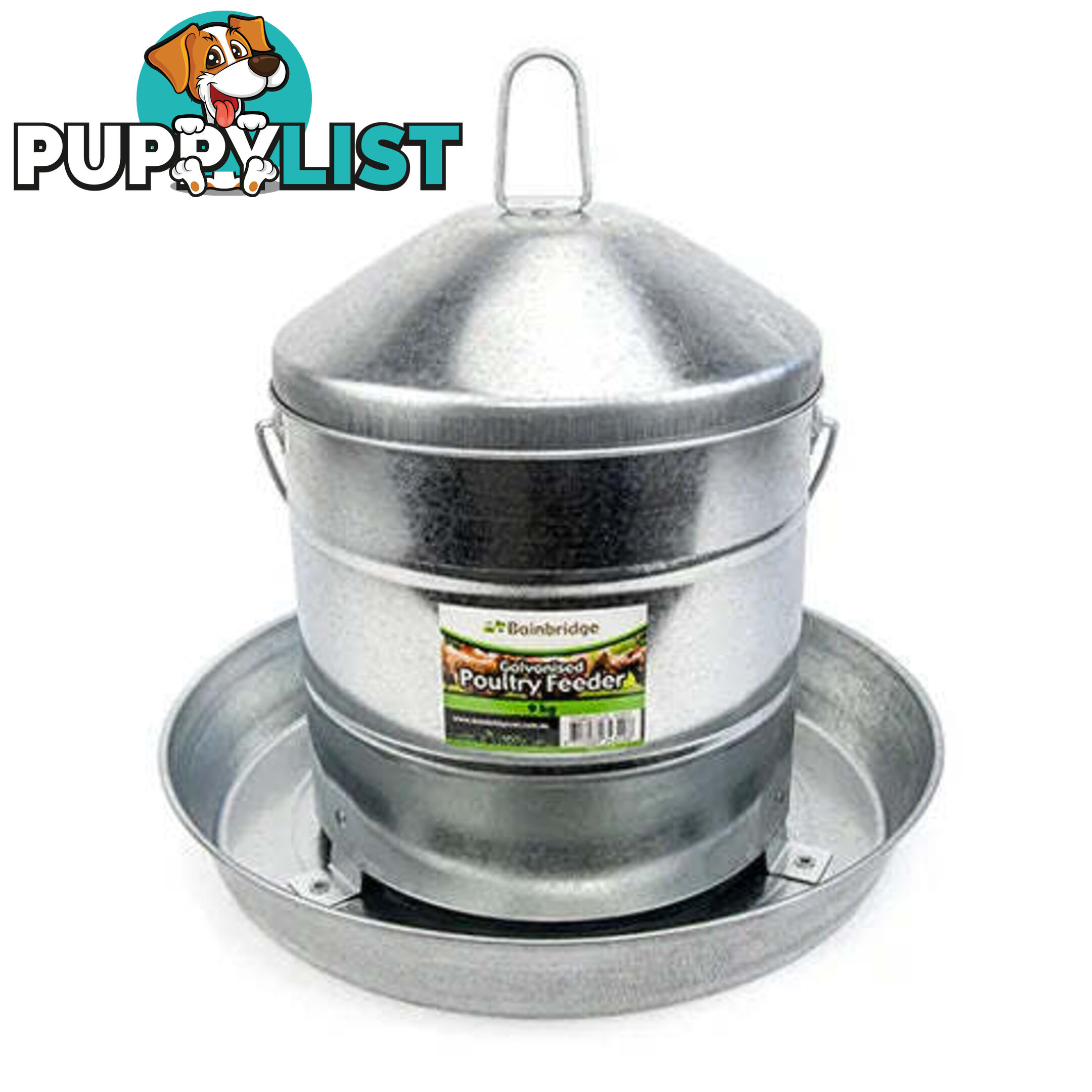 GALVANISED POULTRY FEEDER - BAINBRIDGE - BB-A8055