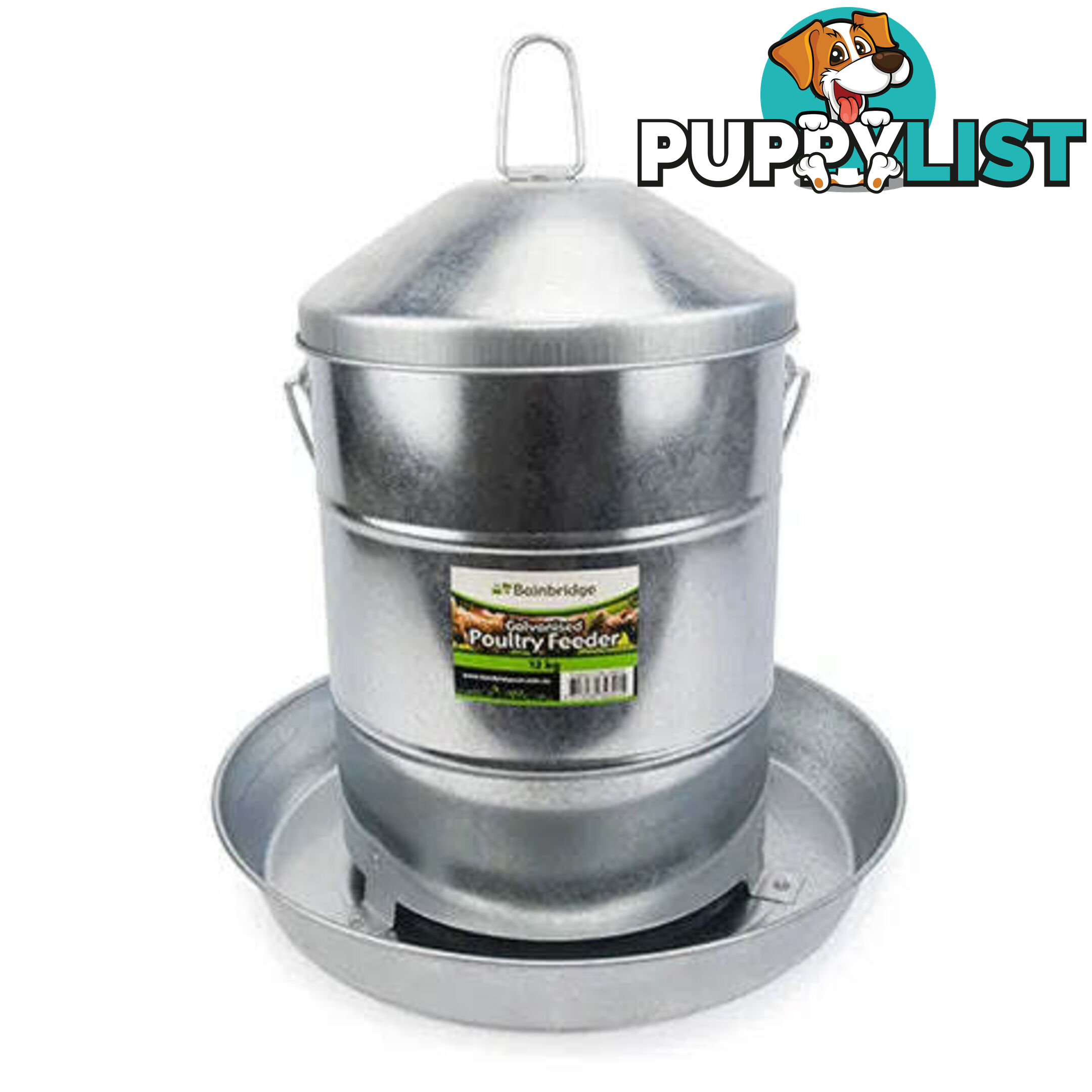 GALVANISED POULTRY FEEDER - BAINBRIDGE - BB-A8055