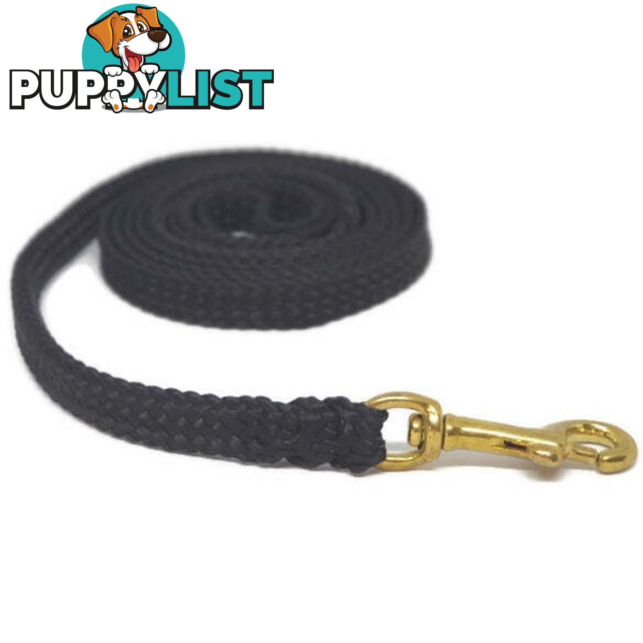 1.8m to 10m Long Dog Lead No Stitching Tough Yarnix 10mm Wide - YNXLD10-1.8-RD-SS