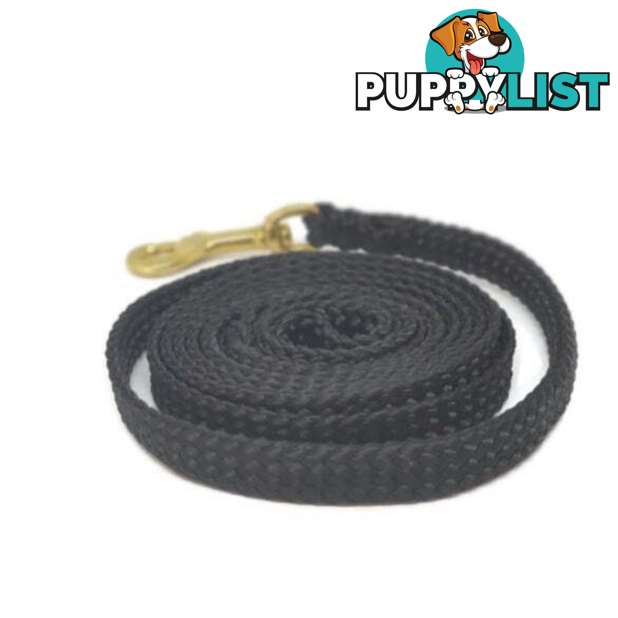1.8m to 10m Long Dog Lead No Stitching Tough Yarnix 10mm Wide - YNXLD10-1.8-RD-SS
