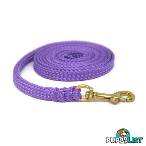 1.8m to 10m Long Dog Lead No Stitching Tough Yarnix 10mm Wide - YNXLD10-1.8-RD-SS