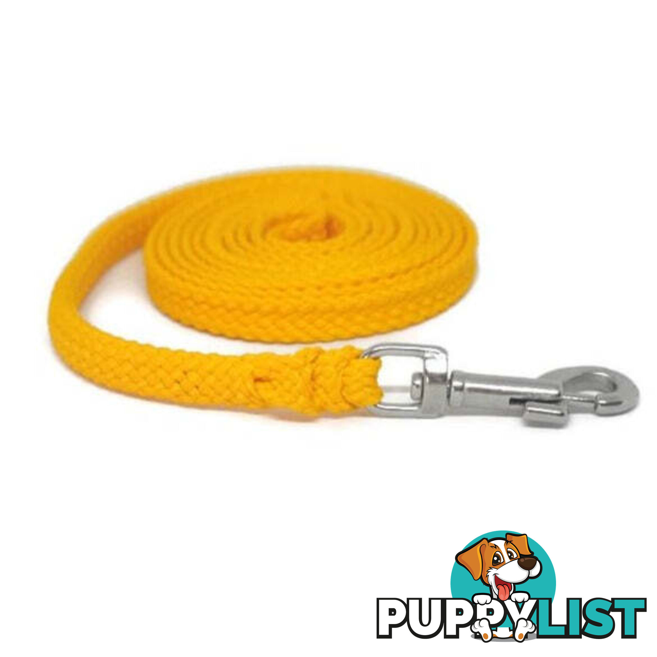 1.8m to 10m Long Dog Lead No Stitching Tough Yarnix 10mm Wide - YNXLD10-1.8-RD-SS