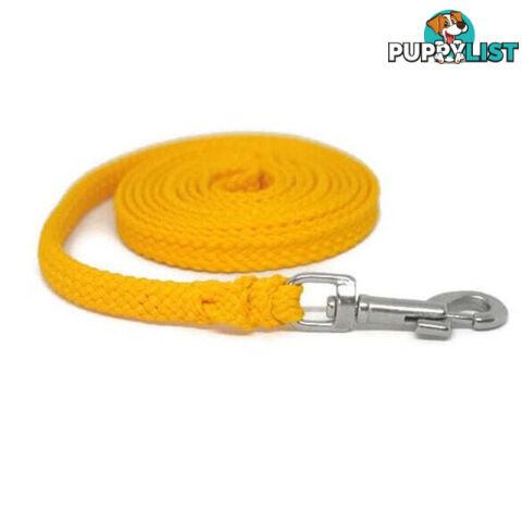 1.8m to 10m Long Dog Lead No Stitching Tough Yarnix 10mm Wide - YNXLD10-1.8-RD-SS
