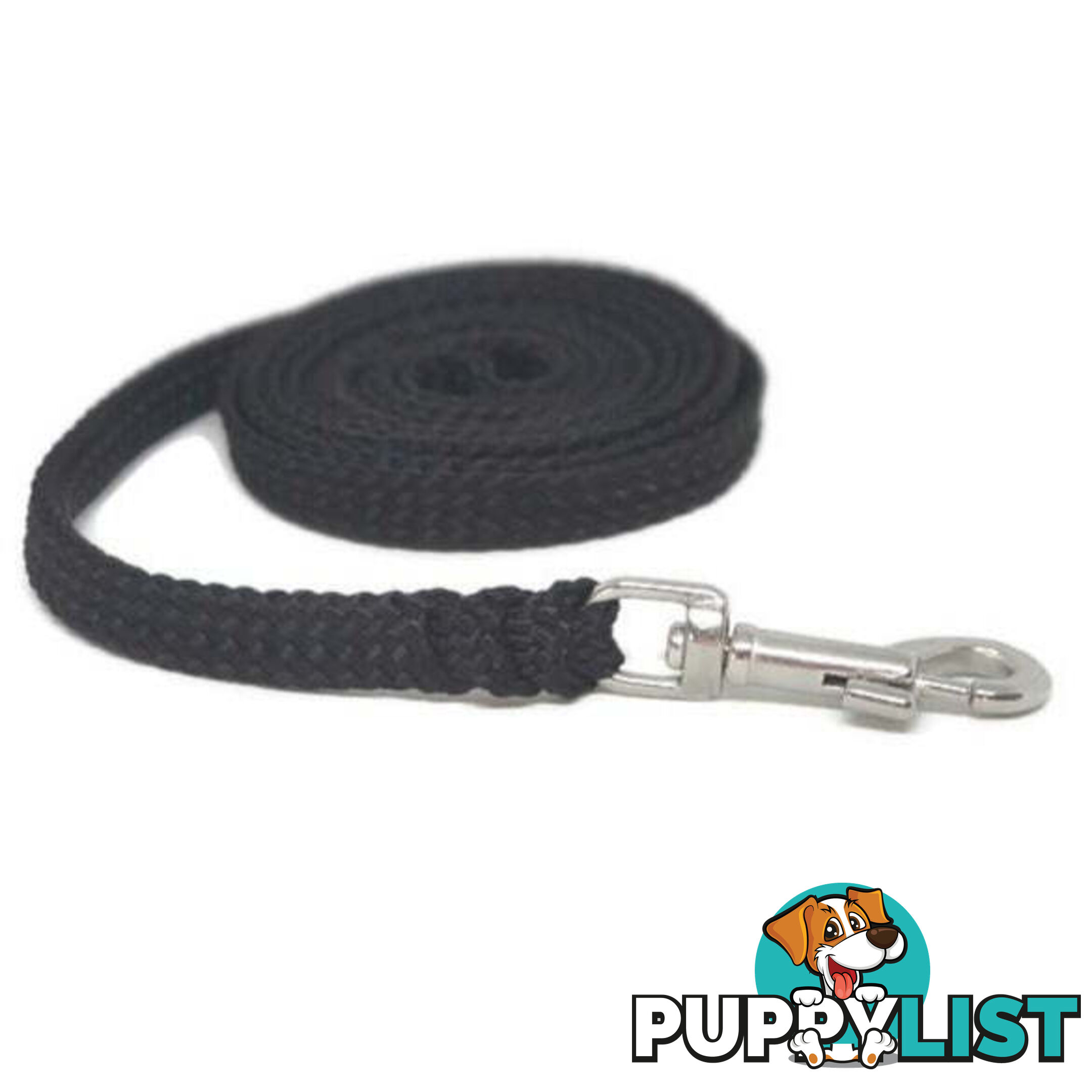 1.8m to 10m Long Dog Lead No Stitching Tough Yarnix 10mm Wide - YNXLD10-1.8-RD-SS