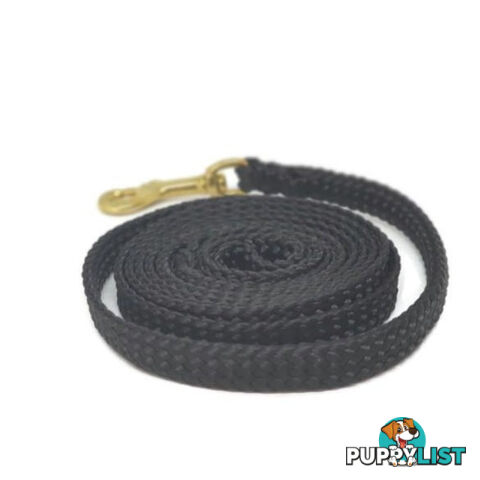 1.8m to 10m Long Dog Lead No Stitching Tough Yarnix 10mm Wide - YNXLD10-1.8-RD-SS