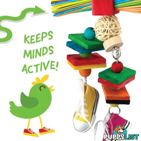 BIRD TOY DESTRUCTIVE - SNEAKER ROBOT - BAINBRIDGE - BB-A8469