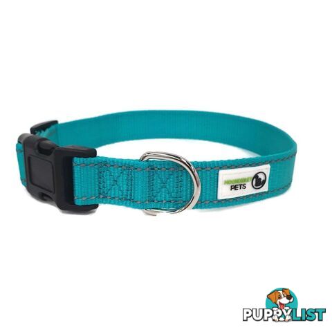 Nylon w/Reflective Stitching Dog Collar - Moondidley Pets - MDPCOLREFSPUR