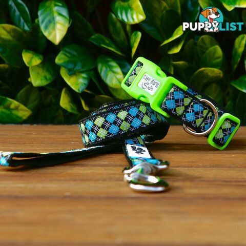 Tartan Dog Lead / Dog Leash - Hand Made by The Bark Side - TBSLDTARGRN201.8