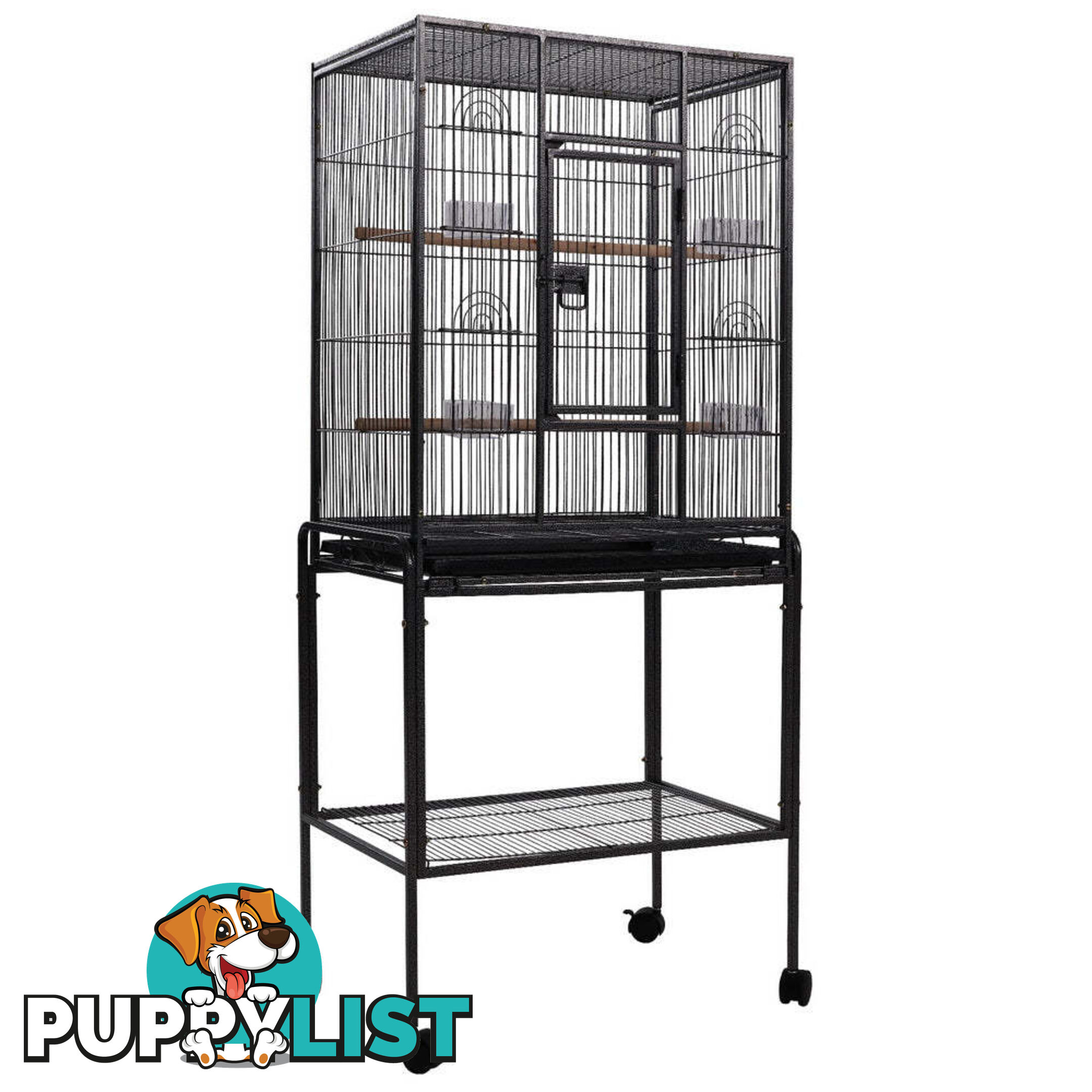 i.Pet Bird Cage 144cm Large Aviary - PET-BIRDCAGE-B030-BK