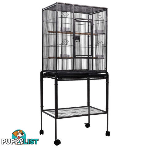 i.Pet Bird Cage 144cm Large Aviary - PET-BIRDCAGE-B030-BK
