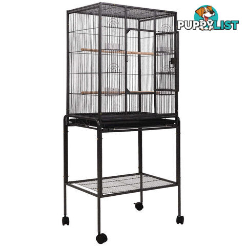 i.Pet Bird Cage 144cm Large Aviary - PET-BIRDCAGE-B030-BK