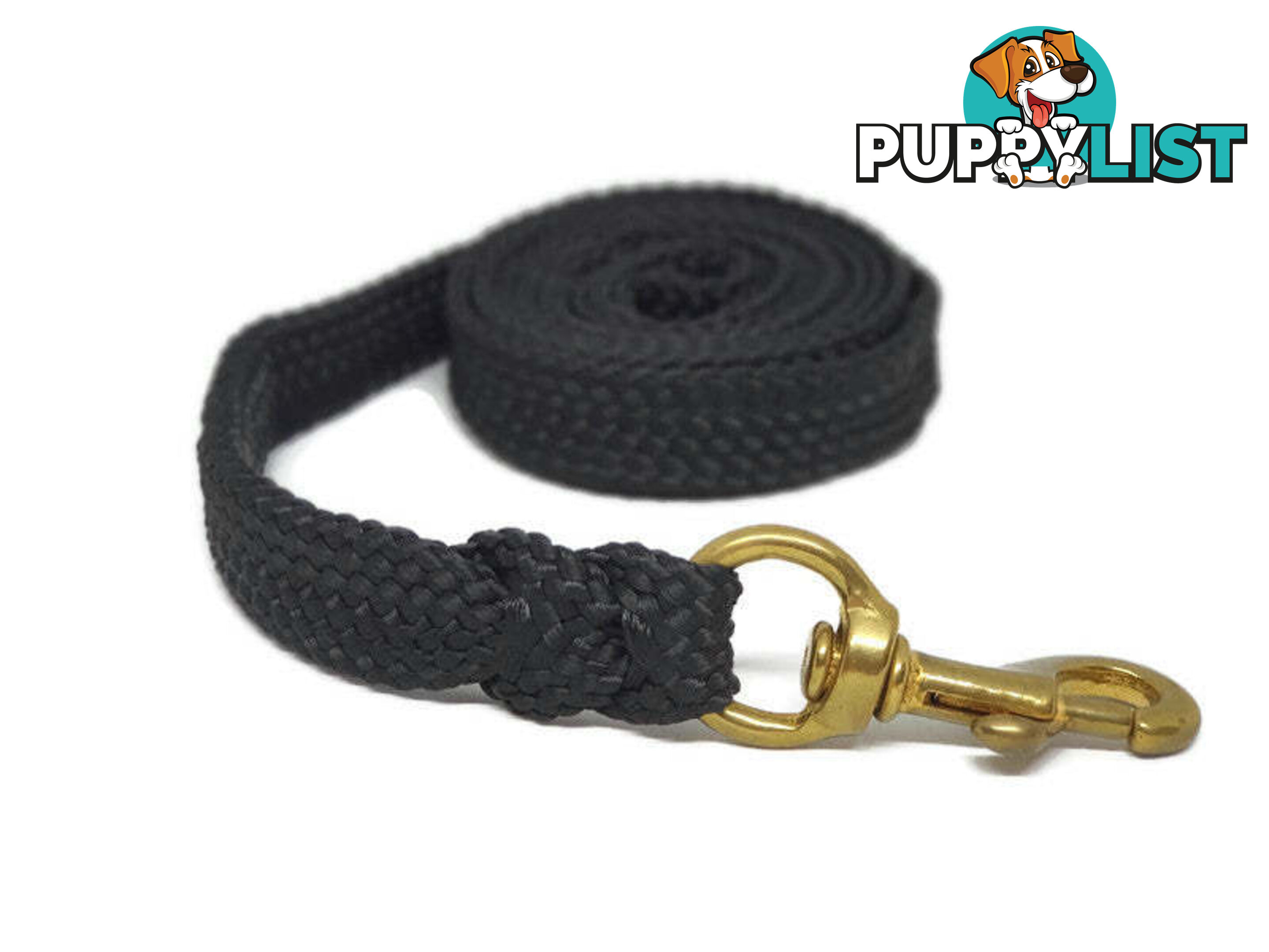 1.8m to 10m Long Dog Lead No Stitching Tough Yarnix 20mm Wide - YNXLD3BRPUR