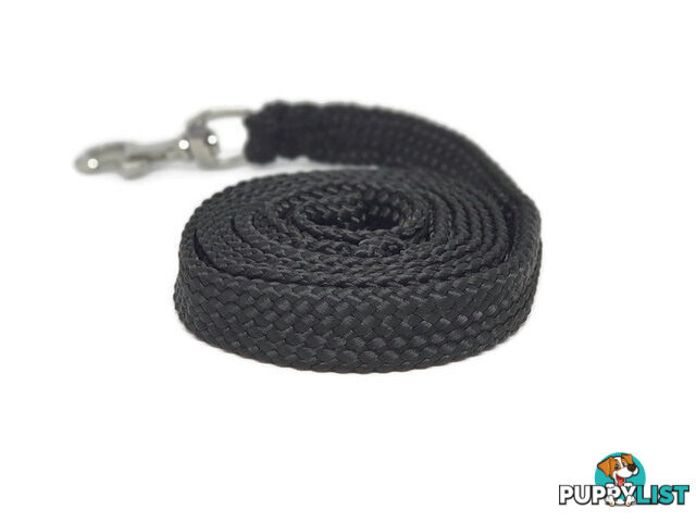 1.8m to 10m Long Dog Lead No Stitching Tough Yarnix 20mm Wide - YNXLD3BRPUR