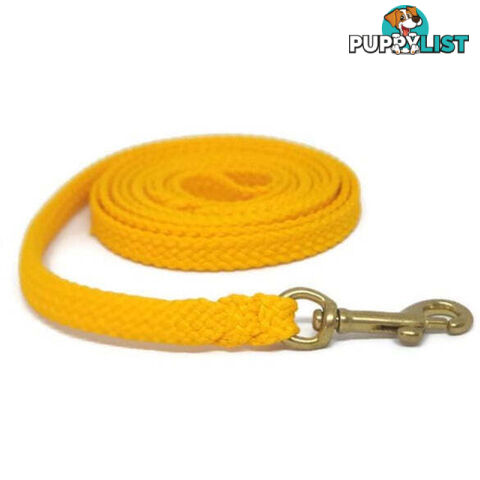 1.8m to 10m Long Dog Lead No Stitching Tough Yarnix 10mm Wide - YNXLD10-5-BL-BR