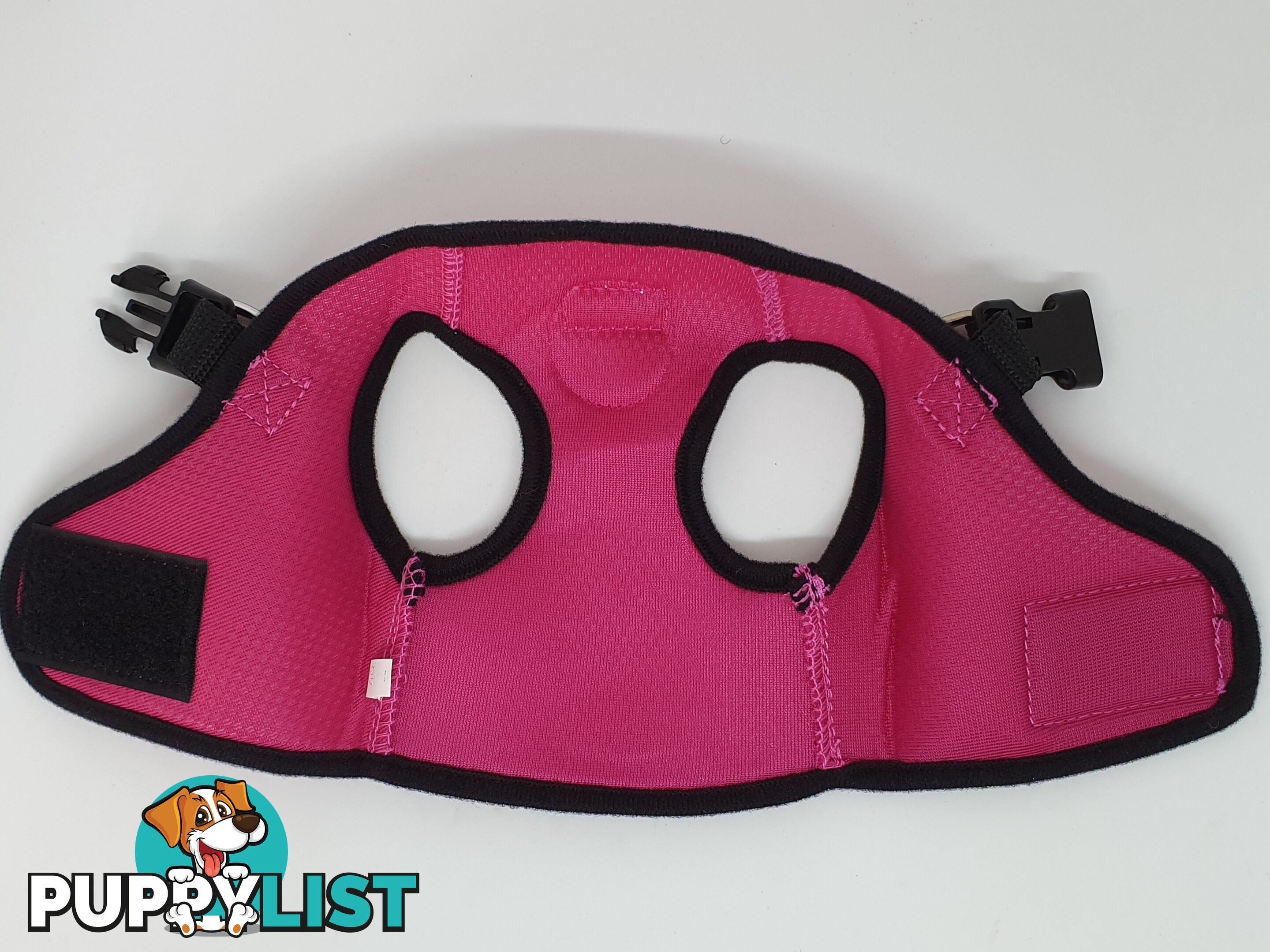 Vest Harness Pet Dog-Cat Step-in Velcro and Buckle Attachments - Moondidley Pets - MDPVESTMPNK