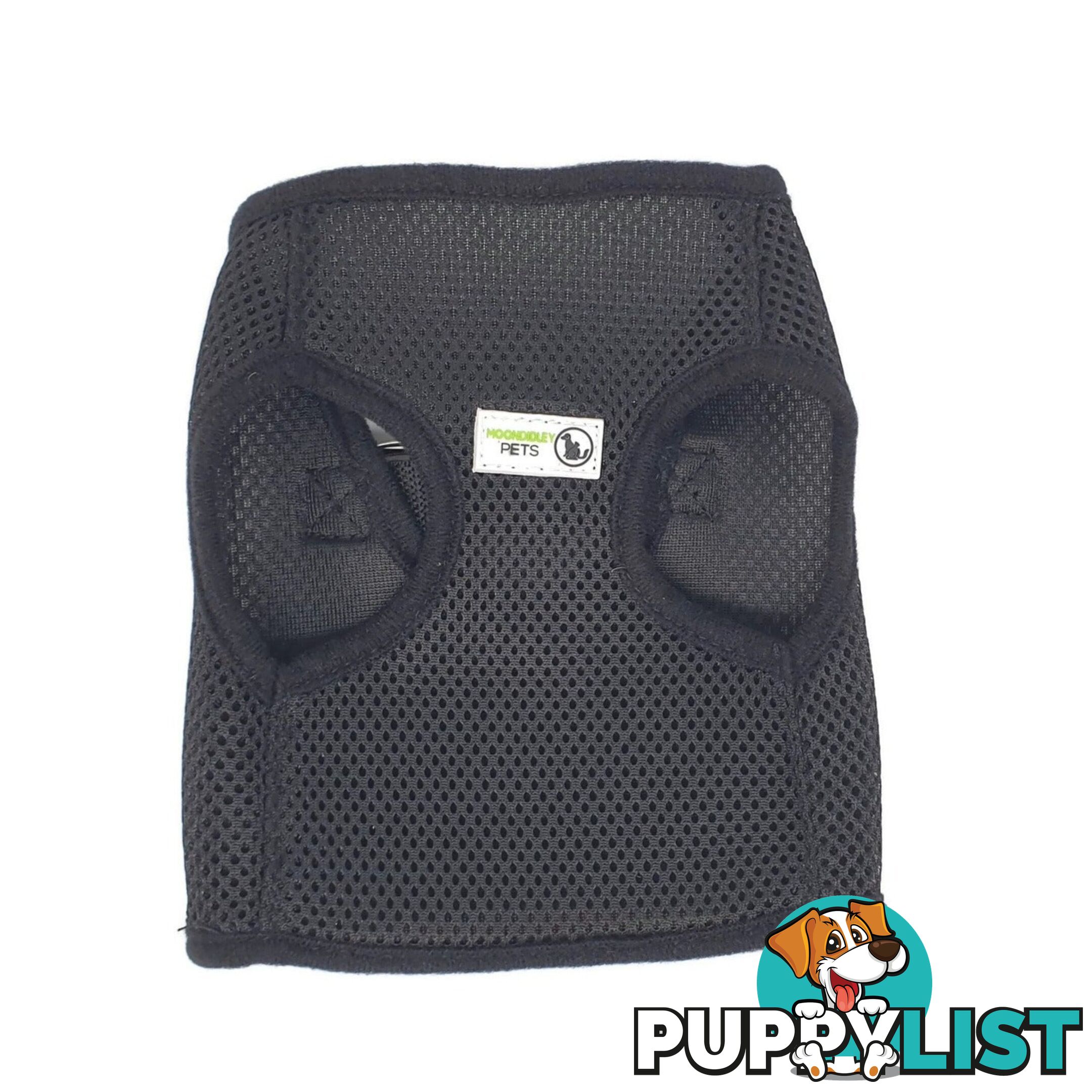 Vest Harness Pet Dog-Cat Step-in Velcro and Buckle Attachments - Moondidley Pets - MDPVESTMPNK