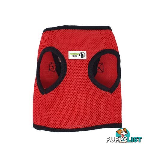 Vest Harness Pet Dog-Cat Step-in Velcro and Buckle Attachments - Moondidley Pets - MDPVESTMPNK