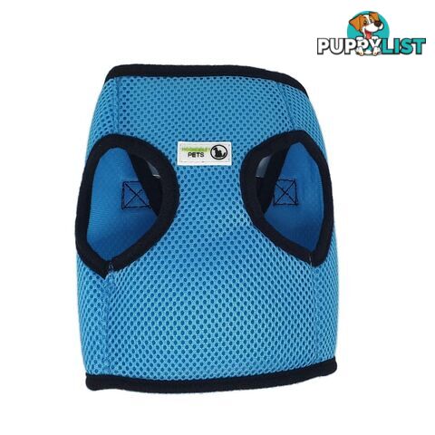 Vest Harness Pet Dog-Cat Step-in Velcro and Buckle Attachments - Moondidley Pets - MDPVESTMPNK