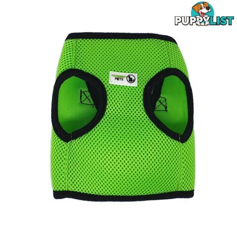Vest Harness Pet Dog-Cat Step-in Velcro and Buckle Attachments - Moondidley Pets - MDPVESTMPNK