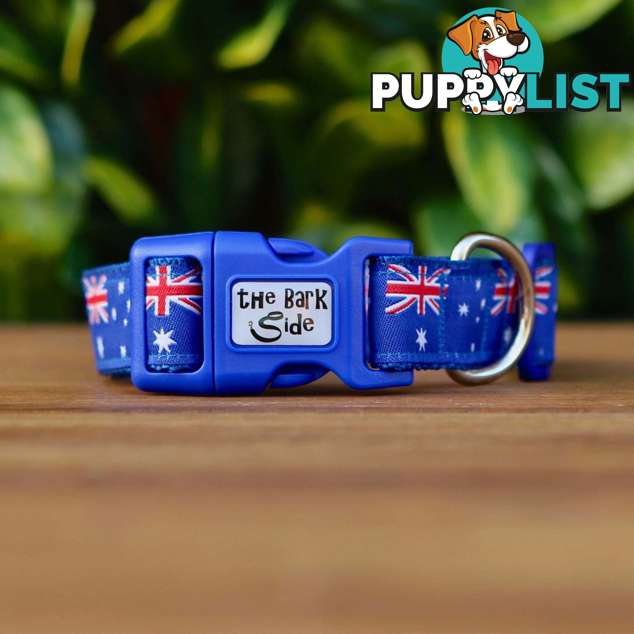 Australian Flag Dog Collar / Flag / XS - L - Hand made by the Bark Side - TBSAUSSML