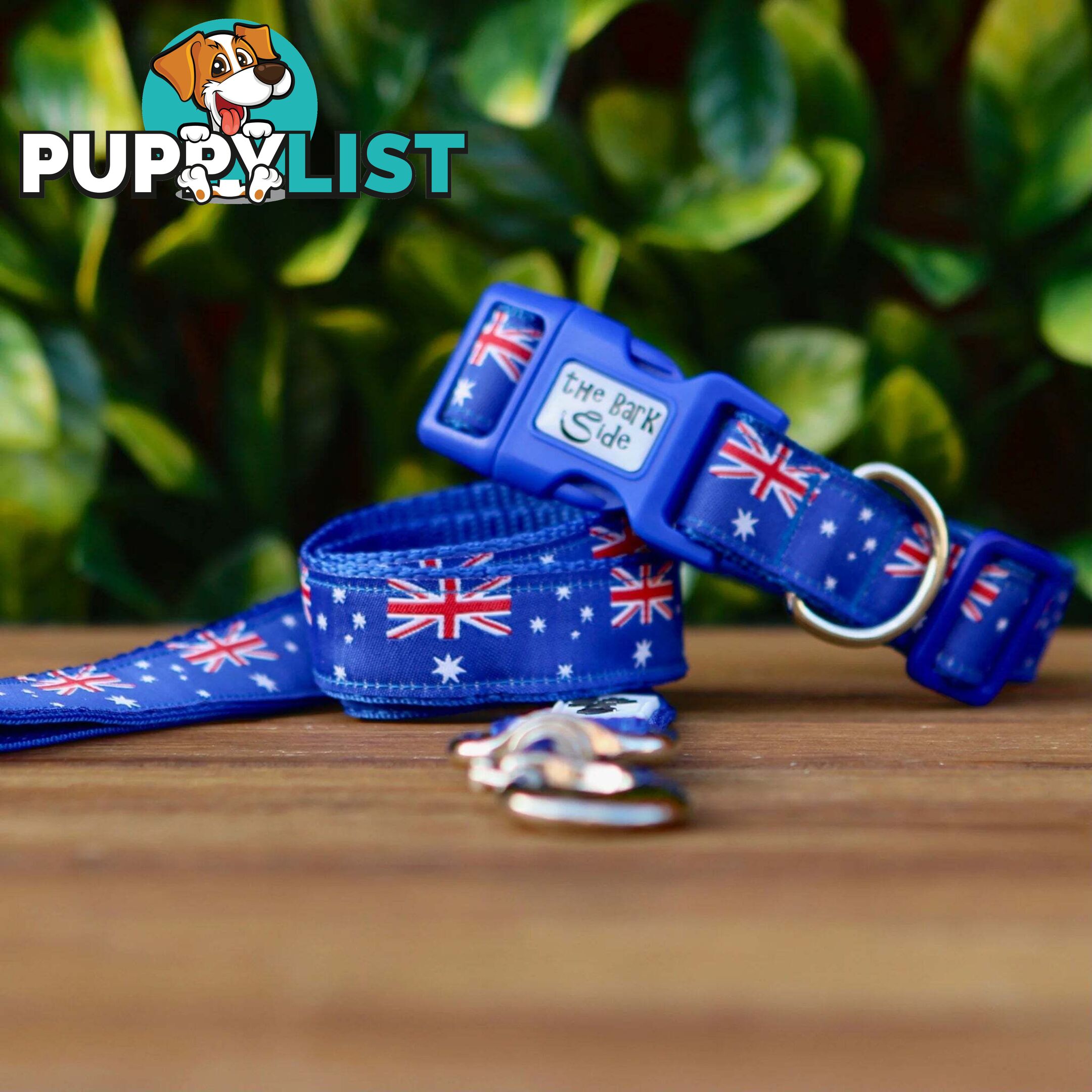 Australian Flag Dog Collar / Flag / XS - L - Hand made by the Bark Side - TBSAUSSML
