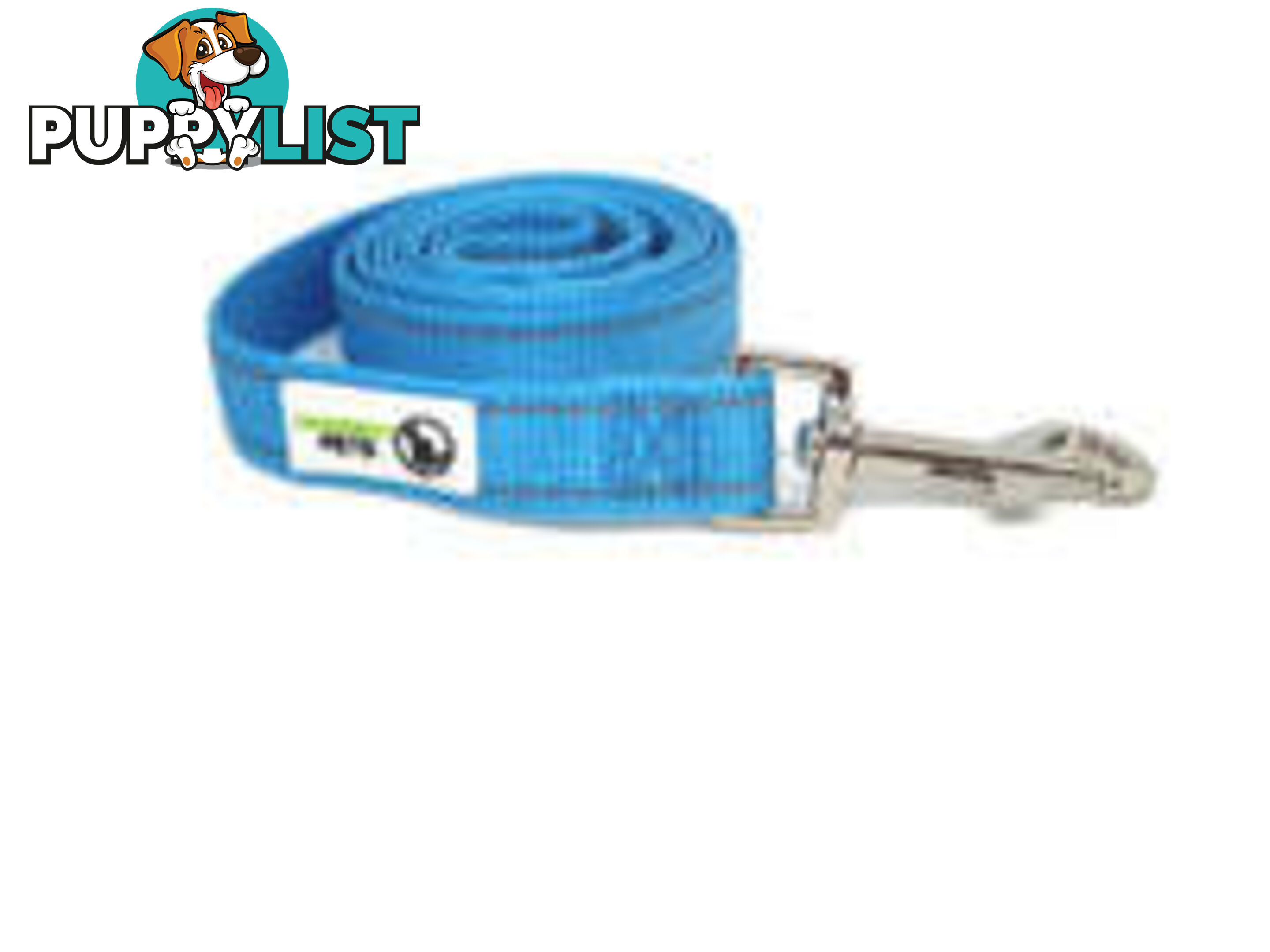 3m Long Nylon w/Reflective Stitching Dog Lead - Moondidley Pets - MDPLDREFPUR203
