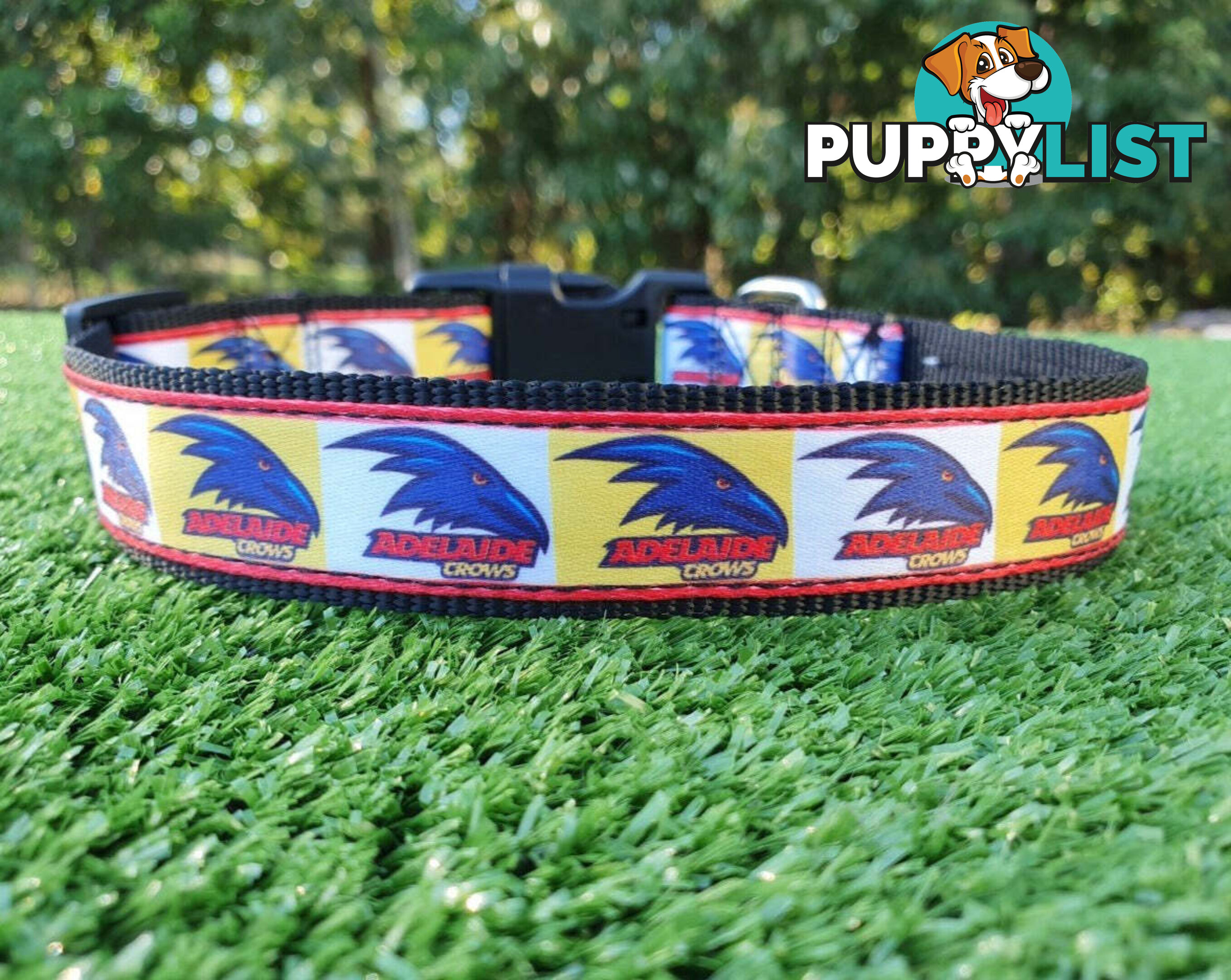 AFL Dog Collars, Footy - Aussie Rules - Moondidley Pets - MDPCOLAFXSCB