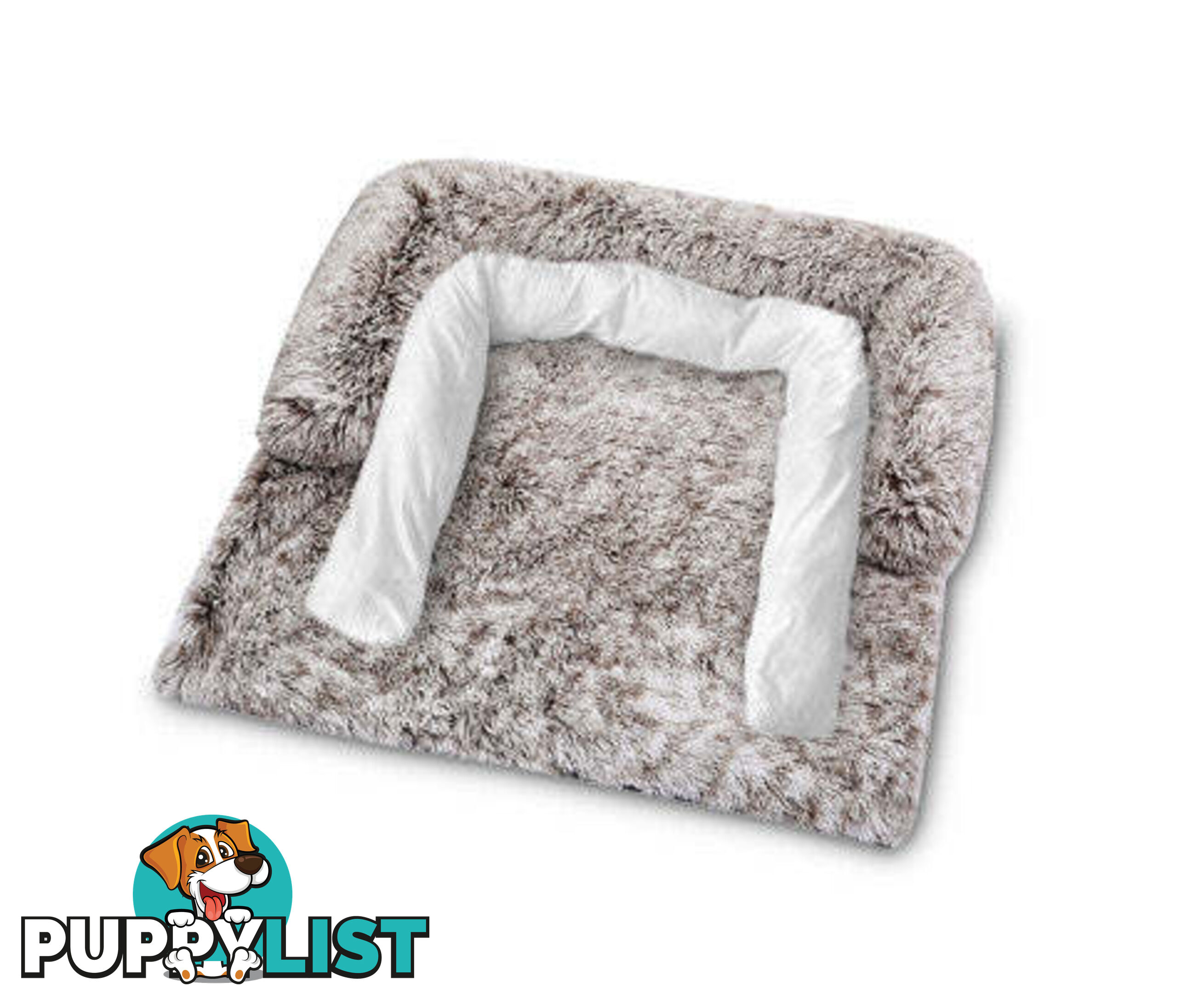 Pet Sofa Bed Dog Cover - Calming Sofa Protector Cushion/Plush Mat - V360-PTPC0003-GC-L