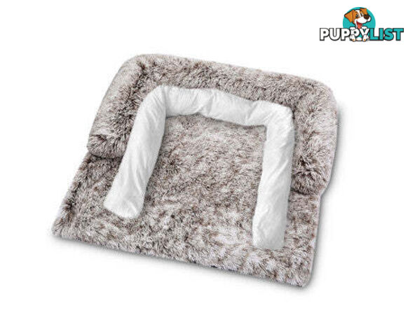 Pet Sofa Bed Dog Cover - Calming Sofa Protector Cushion/Plush Mat - V360-PTPC0003-GC-L