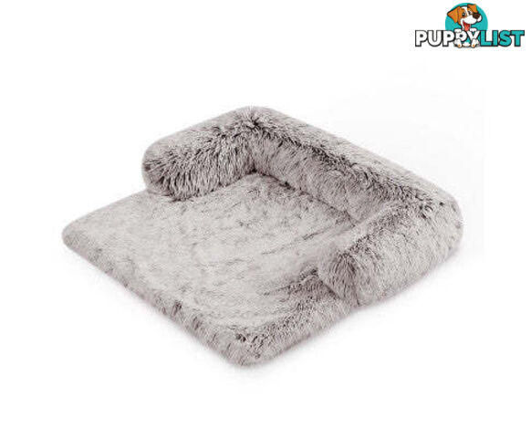 Pet Sofa Bed Dog Cover - Calming Sofa Protector Cushion/Plush Mat - V360-PTPC0003-GC-L