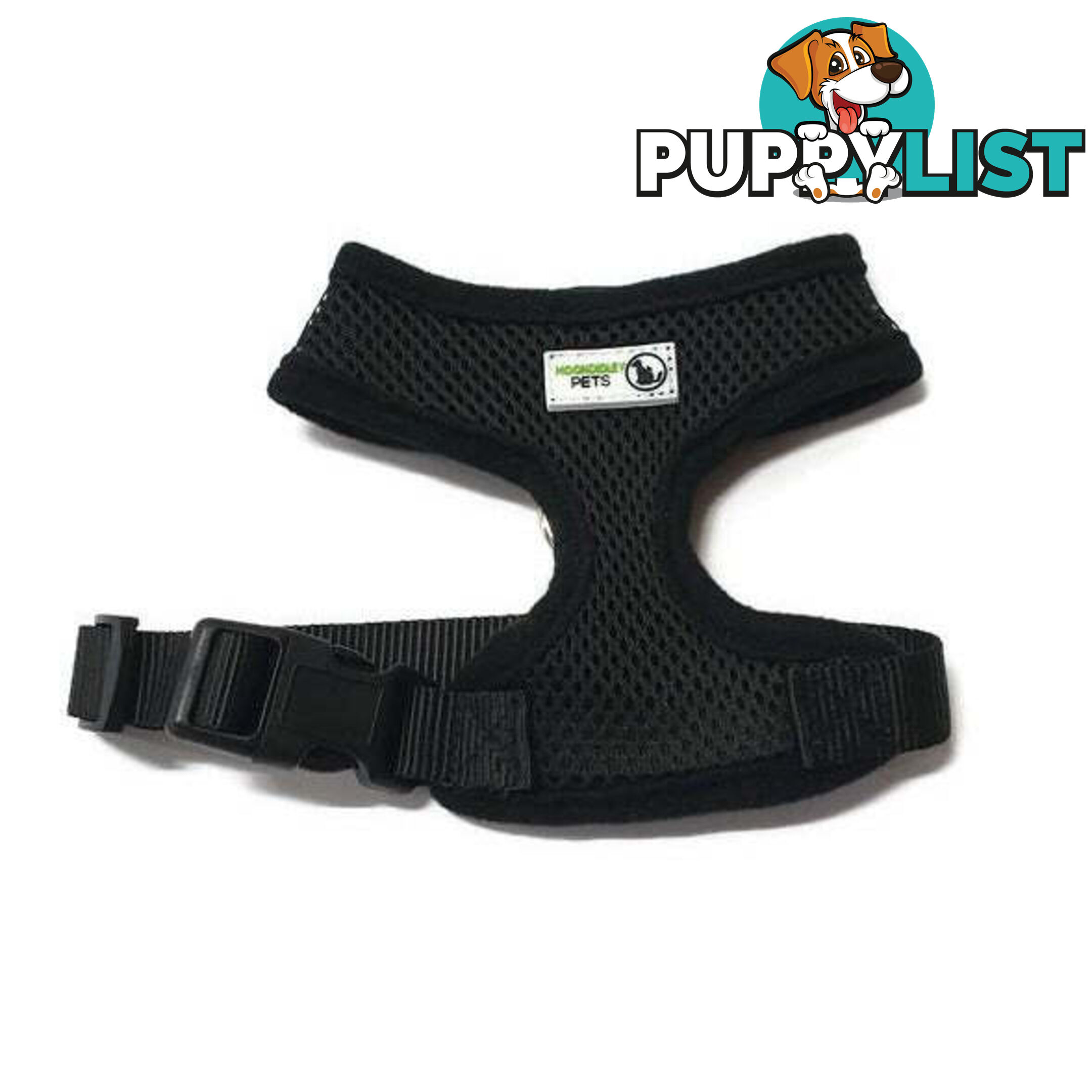 Pet Harness Soft Air Mesh Padded Adjustable  - Moondidley Pets - MDPHARMESXSRED