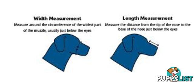 Dog Muzzle - Soft Anti Biting/Scavenging - Moondidley Pets - MDPMUZSOF1