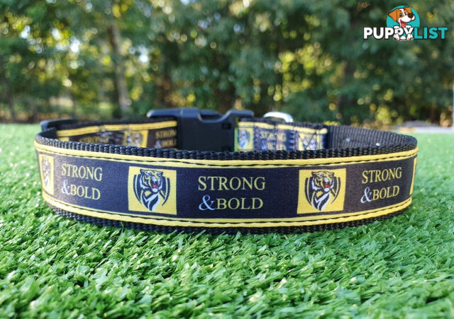 AFL Dog Collars, Footy - Aussie Rules - Moondidley Pets - MDPCOLAFLSBL