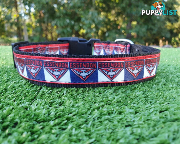 AFL Dog Collars, Footy - Aussie Rules - Moondidley Pets - MDPCOLAFLSBL