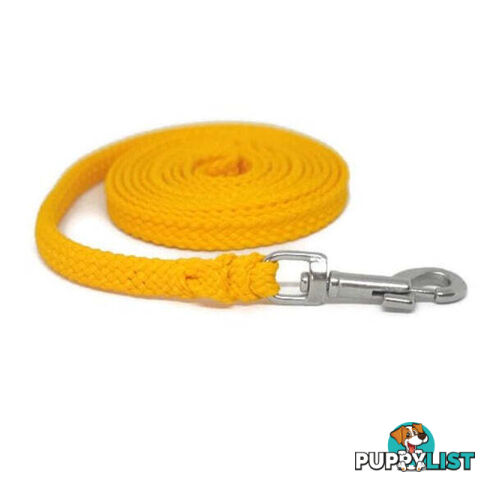 1.8m to 10m Long Dog Lead No Stitching Tough Yarnix 10mm Wide - YNXLD10-10-BK-BR