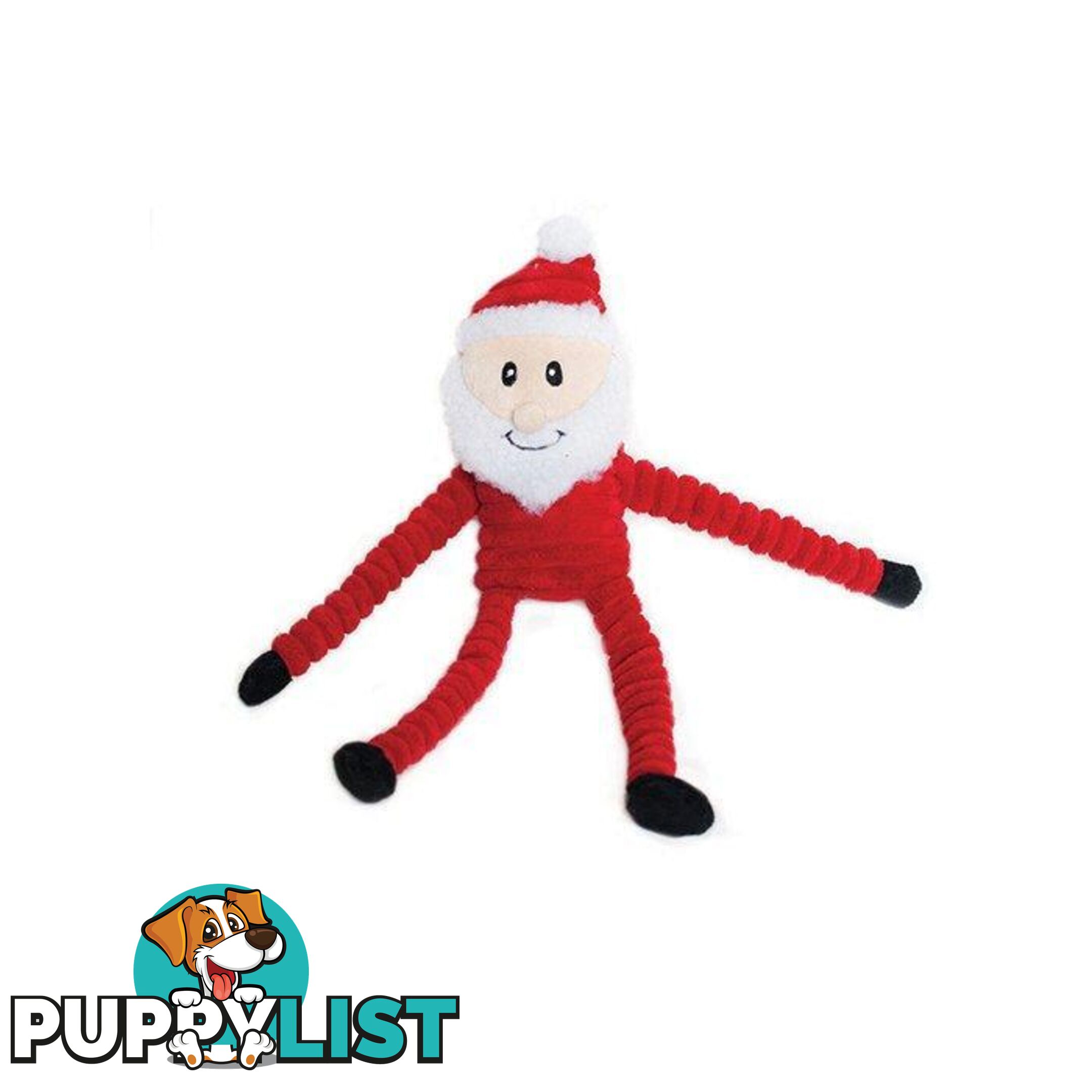 Christmas Holiday Crinkle Santa Dog Toy - PPP93-ZPPC01603