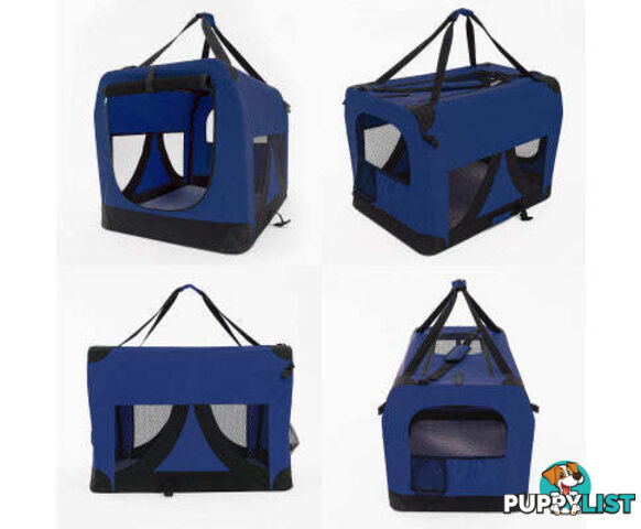 Paw Mate Portable Soft Dog Cage Crate Carrier - V274-PET-3002L-GY