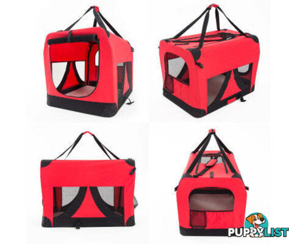 Paw Mate Portable Soft Dog Cage Crate Carrier - V274-PET-3002L-GY