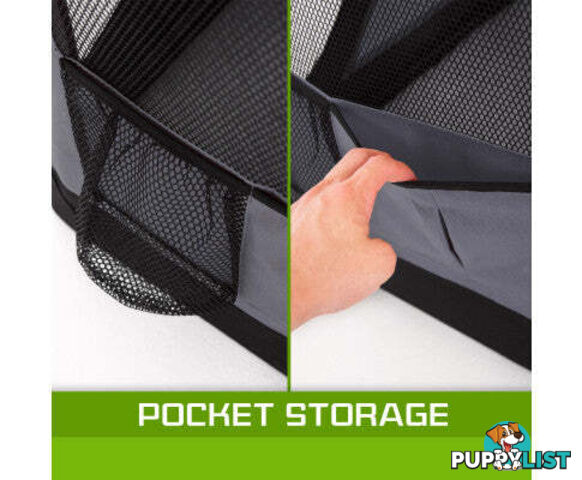 Paw Mate Portable Soft Dog Cage Crate Carrier - V274-PET-3002L-GY