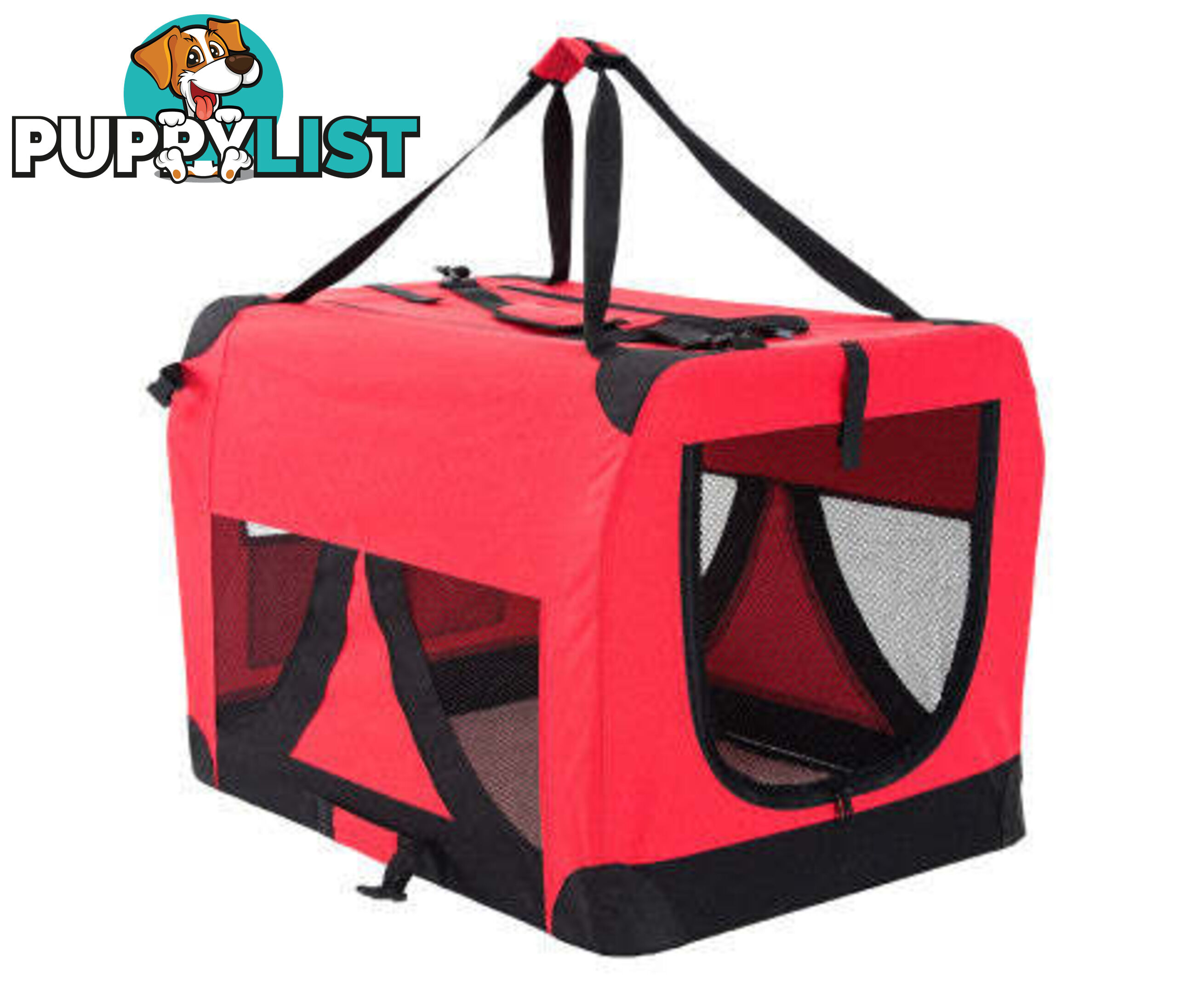 Paw Mate Portable Soft Dog Cage Crate Carrier - V274-PET-3002L-GY