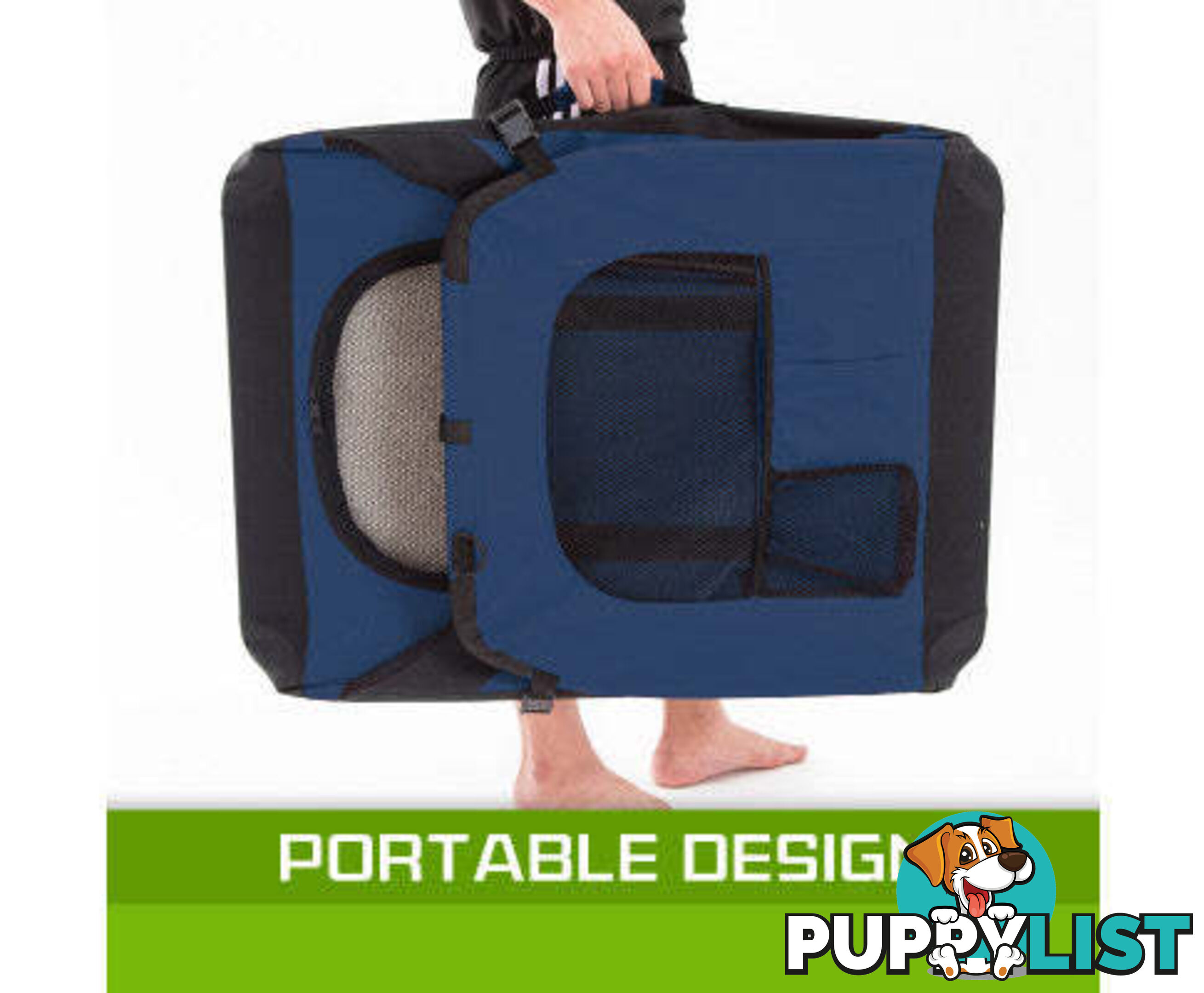 Paw Mate Portable Soft Dog Cage Crate Carrier - V274-PET-3002L-GY