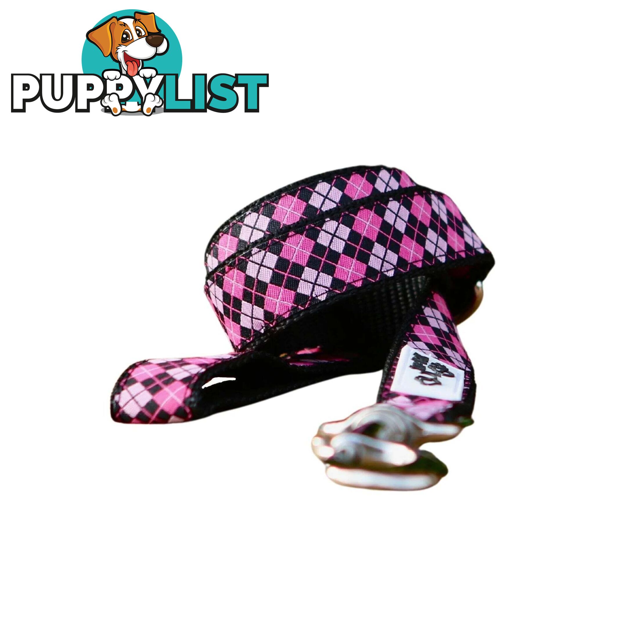 Tartan Dog Lead / Dog Leash - Hand Made by The Bark Side - TBSLDTARGRN251.2